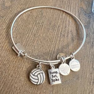 Alex and Ani Volleyball charm bracelet